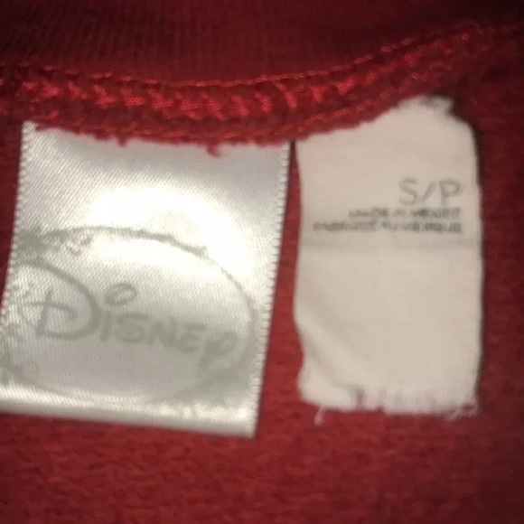 DISNEY X FOREVER 21 London Minnie mouse red long sleeve oversized size SP - Picture 4 of 8
